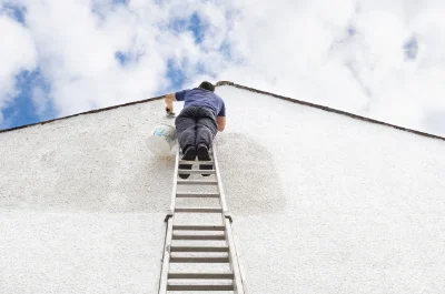 Peinture extérieure à Domfront — façades et ravalement